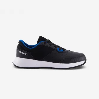 Decathlon Incaltaminte cu Sireturi Tenis Essentiel Negru-Albastru Copii, 39