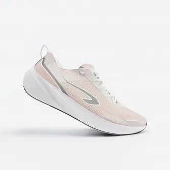 Decathlon Incaltaminte de alergare Kiprun Cushion 500 Bej-Roz Dama, 41