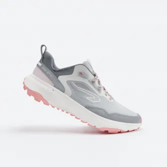 Decathlon Incaltaminte de alergare Kiprun JF190 Grip Gri-Roz Dama, 36