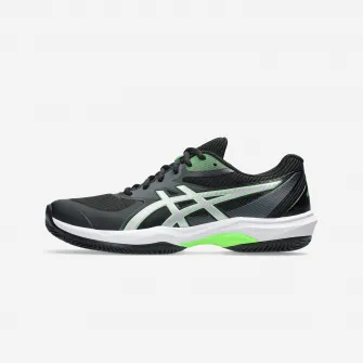 Decathlon Incaltaminte de tenis pe zgura Asics Gel Game FF Negru-Verde, 41,5