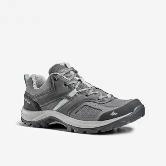 Decathlon Incaltaminte Drumetie la Munte MH100 Gri-Verde Dama, 40