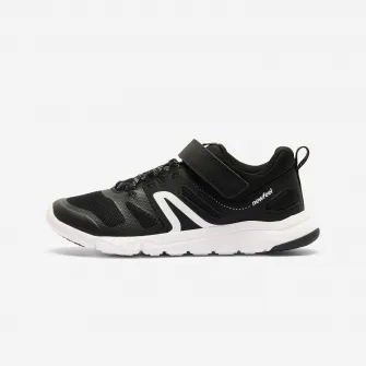 Decathlon Incaltaminte Educatie fizica Power Walking PW540 Alb-Negru Copii, 30