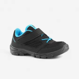 Decathlon Incaltaminte joasa cu banda cu arici drumetie NH100 Marimi 24-34 Negru Baieti, 24