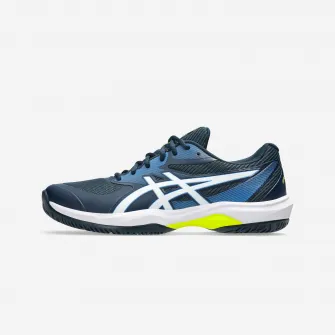 Decathlon Incaltaminte tenis orice suprafata Asics Gel Game FF Albastru-Alb-Galben Barbati, 41,5