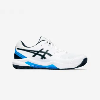 Decathlon Incaltaminte Tenis pe zgura Asics Gel Dedicate Alb-Albastru Barbati, 45