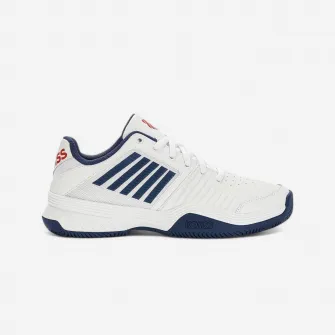 Decathlon Incaltaminte Tenis pe Zgura Court Express Alb-Albastru Barbati, 40