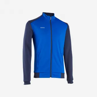 Decathlon Jacheta Fotbal Essential Bleumarin-Albastru Copii, 8-9 Ani