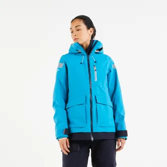 Decathlon Jacheta impermeabila navigatie SAILING 500 Albastru Dama, S