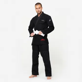 Decathlon Kimono Jiu-Jitsu brazilian 450g/m Negr, A2 175-185cm