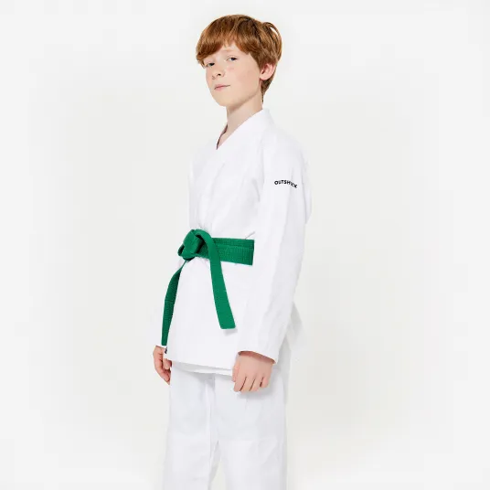 Decathlon Kimono judo si aikido 350 g/m Alb Copi, 120 CM