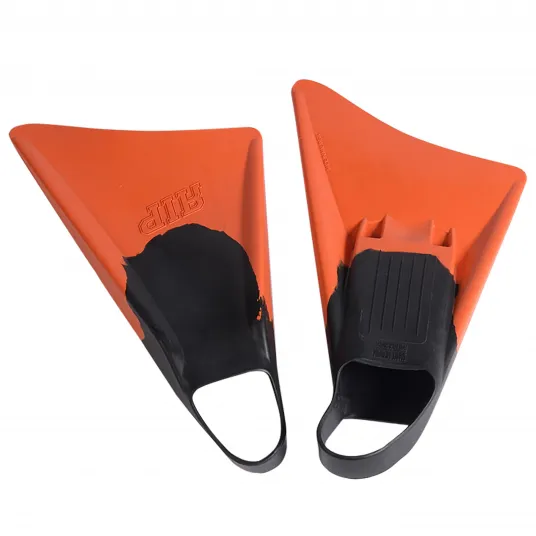 Decathlon Labe de inot bodyboard RIP asimetrice Negru-Portocaliu, XL