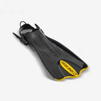 Decathlon Labe de inot snorkeling Palau SAF Negru-Galben Adulti, L/XL