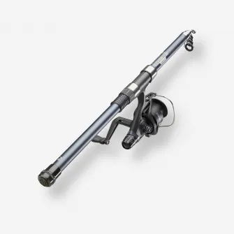 Decathlon Lanseta + Mulineta pescuit pe fundul apei RESIFIGHT 100 COMPACT 2.40, Marime unica