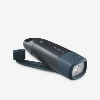 Decathlon Lanterna Autonoma Dynamo USB 500 V2 150 Lumeni, Marime unica