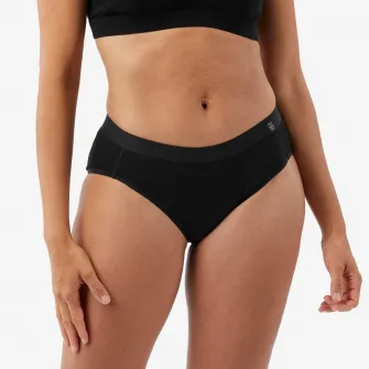 Decathlon Lenjerie Intima Lana Merinos Trekking la munte MT500 Negru Dama, XL