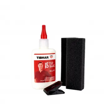 Decathlon Lipici pentru fata paleta de tenis de masa Tibhar 90 ml + 16 aplicatori, Marime unica