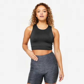 Decathlon Maiou crop top Fitness Negru Dama, XL