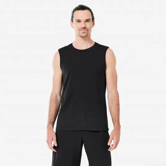 Decathlon Maiou YOGA dinamica fara cusaturi Negru Barbati, 2XL