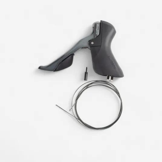 Decathlon Maneta schimbator 2 viteze 4700 shimano Negru, Marime unica