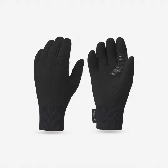 Decathlon Manusi din Polar Drumetie pe zapada SH500 Gri-Roz Copii 6-14 ani, 6 Ani