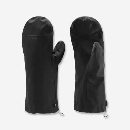 Decathlon Manusi Strat 2 schi Negru Adulti, 2XS/XS