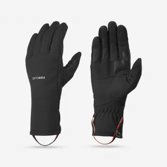 Decathlon Manusi Tactile Extensibile Trekking la munte MT500 Negru Adulti, XL