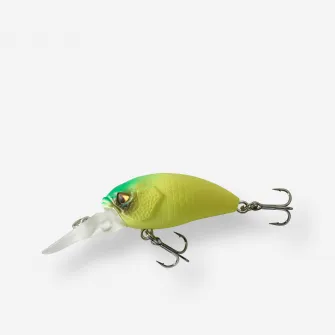Decathlon Naluca CRANKBAIT CRK 30 F YELLOW FLUO pescuit la rapitori, Marime unica
