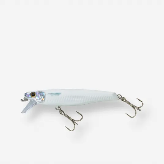 Decathlon Naluca Jerkbait MUJET 90 US ALB pescuit marin, Marime unica