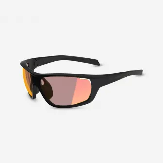 Decathlon Ochelari ciclism PERF 100 PHOTO CAT 1>3 Lentile heliomate Negru, universala