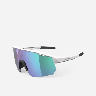 Decathlon Ochelari Ciclism PERF 500 LIGHT categorie 3 Alb Adulti, Marime unica