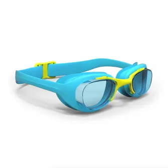 Decathlon Ochelari inot Xbase S Lentile Transparente Albastru-Galben Copii, S