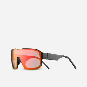 Decathlon Ochelari Schi/Snowboard F2 100 Vreme frumoasa Negru-Rosu, Marime unica