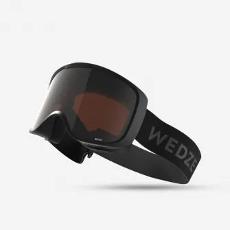 Decathlon Ochelari schi/snowboard G 100 S3 Vreme Frumoasa Negru Copii/ Adulti, S