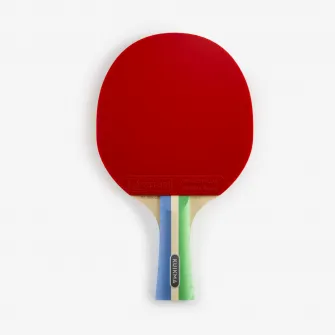 Decathlon PALETA DE TENIS DE MASA TTR 100 COPII POLIVALENTA 3* ITTF, Shakehand