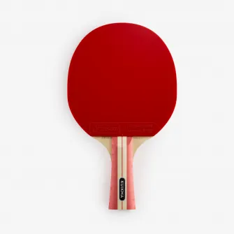 Decathlon PALETA DE TENIS DE MASA TTR 130 SPIN 4* ITTF SCOALA/CLUB, Shakehand