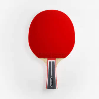 Decathlon PALETA DE TENIS DE MASA TTR 930 spin H-carbon 7* ITTF club, Shakehand