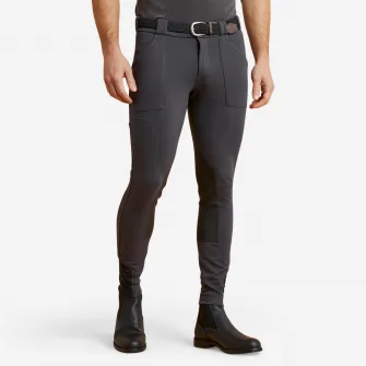 Decathlon Pantalon Calduros Echitatie WARM 140 Gri Barbati, L