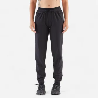 Decathlon Pantalon de jogging alergare respirabil Kiprun run 500 dry negru Dama, L / W33 L31