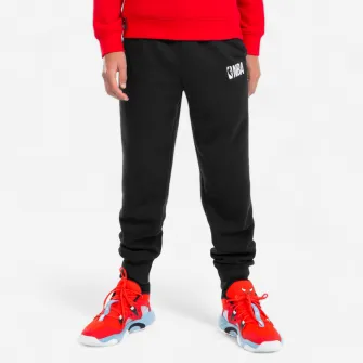 Decathlon Pantalon de trening Baschet 900 NBA Negru Copii, 8-9 Ani