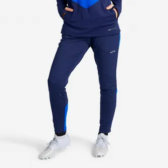 Decathlon Pantalon de trening Fotbal VIRALTO Albastru Dama, M / W30 L31