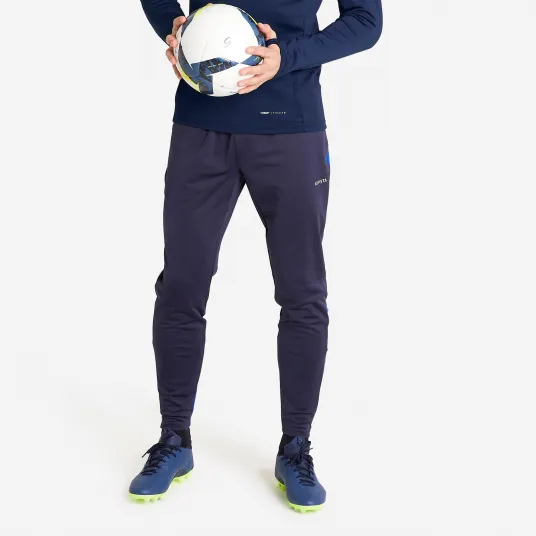 Decathlon Pantalon de trening Fotbal VIRALTO CLUB Bleumarin-Albastru Adulti, L / W34 L34