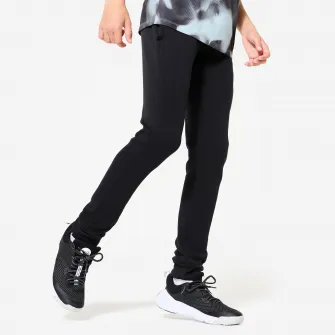 Decathlon Pantalon de trening respirant Educatie fizica 900 Negru Baieti, 10-11 Ani