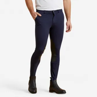 Decathlon Pantalon Echitatie 140 Bazon Aderent Bleumarin Barbati, XS