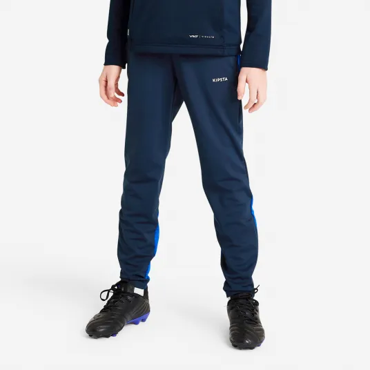 Decathlon Pantalon Fotbal VIRALTO CLUB Bleumarin-Albastru Copii, 12-13 Ani