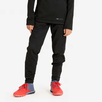 Decathlon Pantalon Fotbal VIRALTO CLUB Gri-Negru Copii, 12-13 Ani