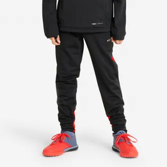 Decathlon Pantalon Fotbal VIRALTO CLUB Gri-Rosu Copii, 5-6 Ani