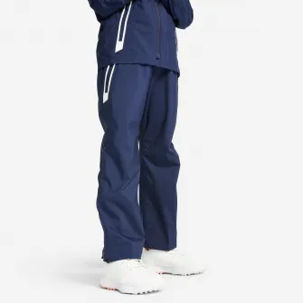 Decathlon Pantalon Impermeabil Golf RW500 Bleumarin Copii, 7-8 Ani