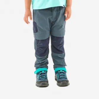 Decathlon Pantalon Modulabil Drumetie la munte MH500 Gri-Albastru Copii 2-6 ani, 5-6 Ani