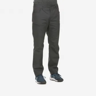 Decathlon Pantalon Regular Drumetie in natura NH500 Gri Barbati, 46 (L34)
