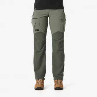 Decathlon Pantalon Rezistent Trekking la munte MT500 Gri Dama, 46 (L31)